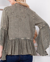 Embellished Boho Cardigan