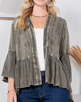 Embellished Boho Cardigan