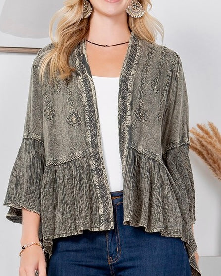 Embellished Boho Cardigan