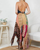 Handkerchief Patchwork Dress