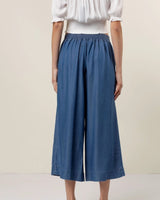 Tencel Denim Culotte Pant - 2 Colors
