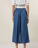 Tencel Denim Culotte Pant - 2 Colors