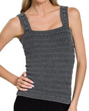 Washed Texture Tank 4 / Colors