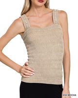 Washed Texture Tank 4 / Colors