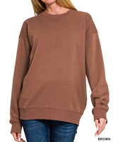 Long Fleece Sweatshirt - *5 Colors*