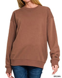 Long Fleece Sweatshirt - *5 Colors*