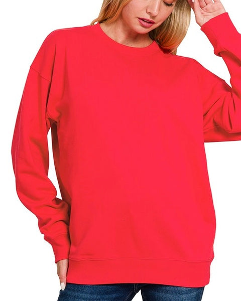 Long Fleece Sweatshirt - *5 Colors*