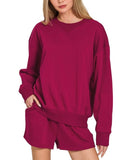 Pullover Fleece Sweatshirt - 3 Colors