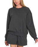Pullover Fleece Sweatshirt - 3 Colors