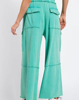 French Terry Wide Leg Pants - *3//COLORS*