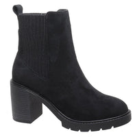 Platform Bootie - Black