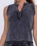 Mineral Wash Waffle Tank Top *3//COLORS*