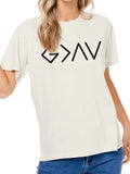 Vintage Wash God Is Greater T-Shirt - 2 Colors