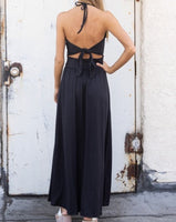 Cutout Maxi Dress - Black