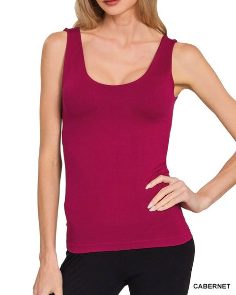 Seamless Tank w/ Pads - 3 Colors