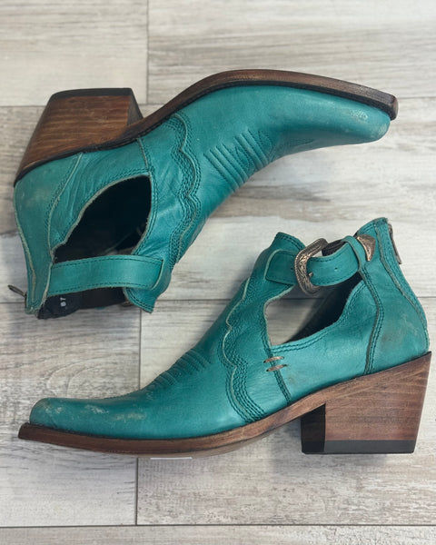 Turquoise Cutout Bootie *BEST SELLER*