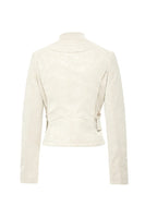 Bone Vegan Leather Jacket