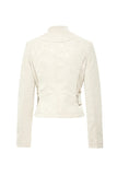 Bone Vegan Leather Jacket