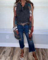 Multi Color Sweater Vest
