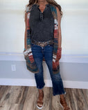 Multi Color Sweater Vest