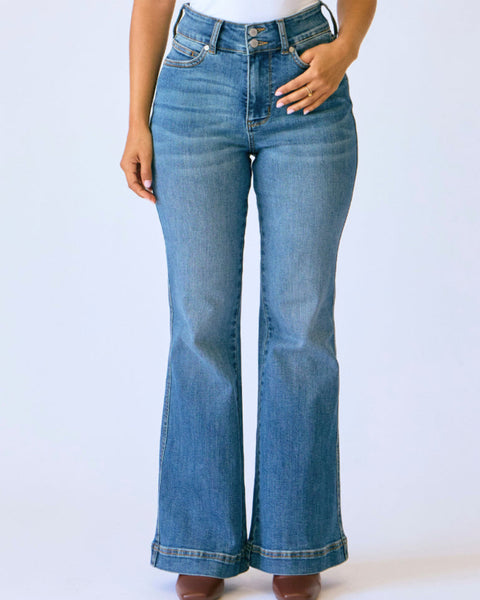 Judy Blue Tummy Control Petite Flare
