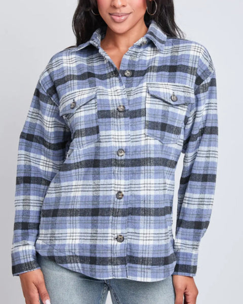 Plaid Shacket - 2 Colors