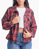 Boxy Plaid Shacket - 2 Colors