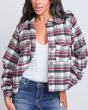 Boxy Plaid Shacket - 2 Colors