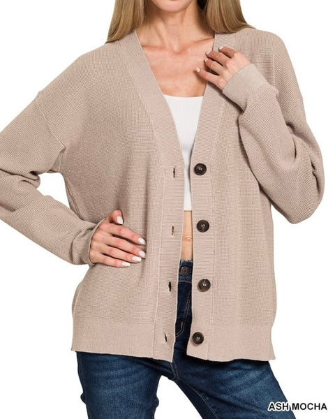 Button Cardigan - 2 Colors