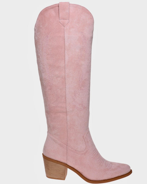 Tall Cowboy Boot - Pink