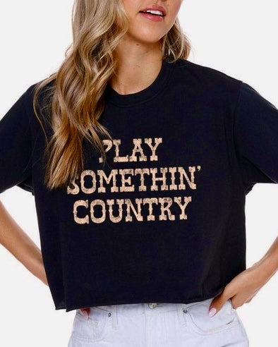Boxy Play Something Country T-Shirt
