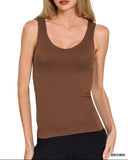 Seamless Tank w/ Shelf Bra - Multi Colors