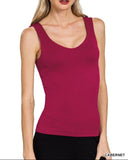 Seamless Tank w/ Shelf Bra - Multi Colors