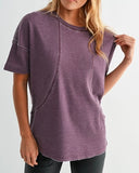 Washed Waffle Short Sleeve - Multi Colors