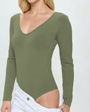 Long Sleeve Seamless Reversible Bodysuit