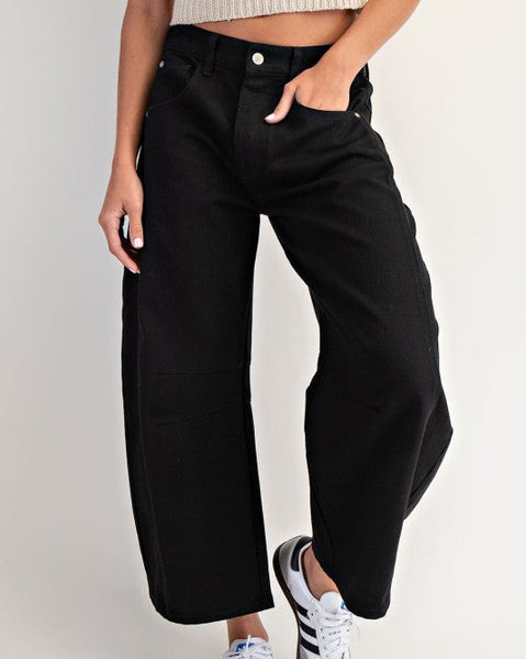 Black Barrel Jean