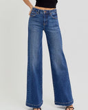 Tummy Control Wide Leg Trouser Jeans