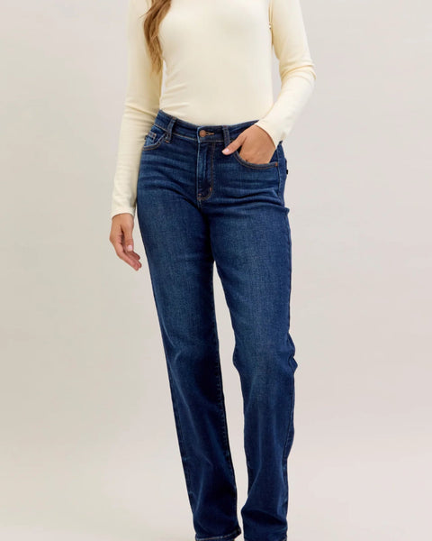 Judy Blue Mid Rise Straight