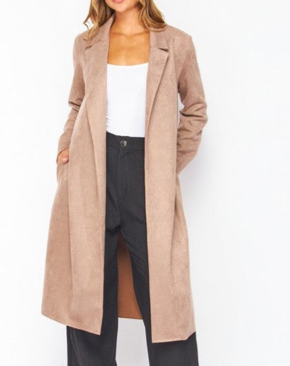 Long Suede Coat - 2//COLORS