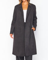 Long Suede Coat - 2//COLORS