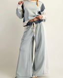 Color Block French Terry Pant - Cinnamonm