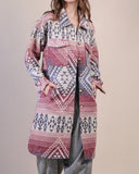 Print Midi Coat - *3//COLORS*