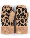 C.C. Kids Animal Print Mittens  *3//COLORS*