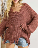 Super Soft V-Neck Sweater - *3//COLORS*