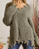 Super Soft V-Neck Sweater - *3//COLORS*
