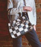 BED|STÜ Rockababy Patchwork Leather - Black Lux & Nectar Lux