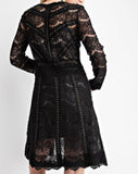 Lace Cardigan w/ Suede & Stud Details 2//COLORS