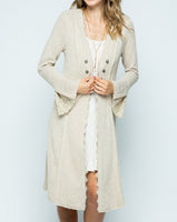 Cardigan w/ Lace Sleeve Details  4//COLORS