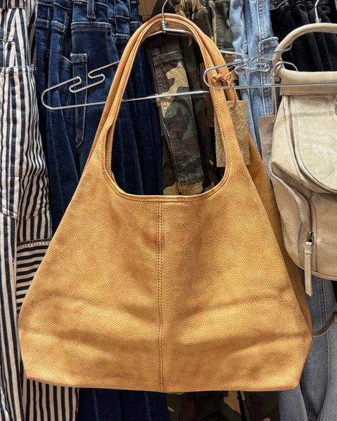 Travelers Leather Tote - Cognac