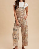 Vintage Boho Print Overalls